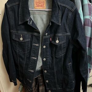 Levi's womans dark blue Denim Jacket